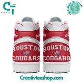 Houston Cougars Basketball Go Coogs Air Jordan 1 Sneaker - demo10