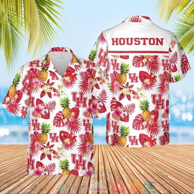 Houston Cougars Men?S Basketball Ncaa Pineapple Hawaiian Shirt, Shorts - Hot Sale 2025