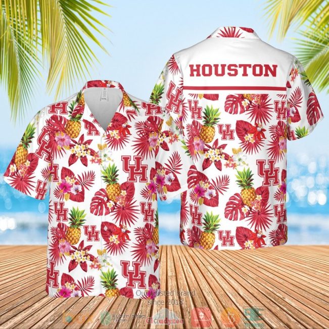 Houston Cougars Men?S Basketball Ncaa Pineapple Hawaiian Shirt, Shorts - Hot Sale 2025