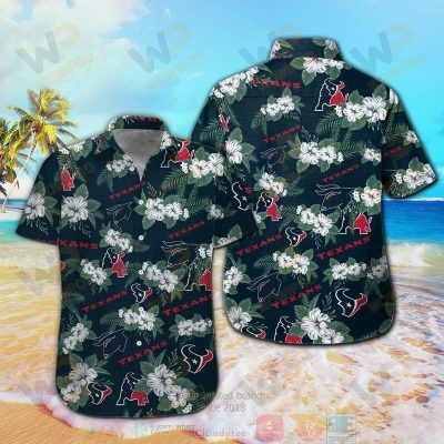 Houston Texans Hibiscus Hawaiian Shirt And Shorts - Hot Sale 2025