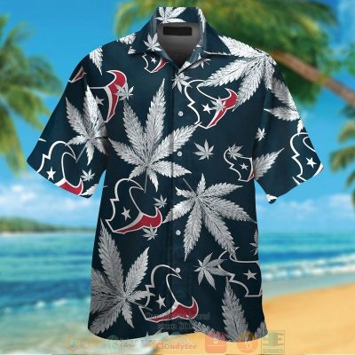 Houston Texans Weed Dark Blue Hawaii Shirt, Shorts - Hot Sale 2025