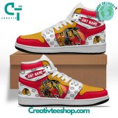 NHL Chicago Blackhawks Special Team Mascot Design Air Jordan 1 Sneaker - soulcals.com