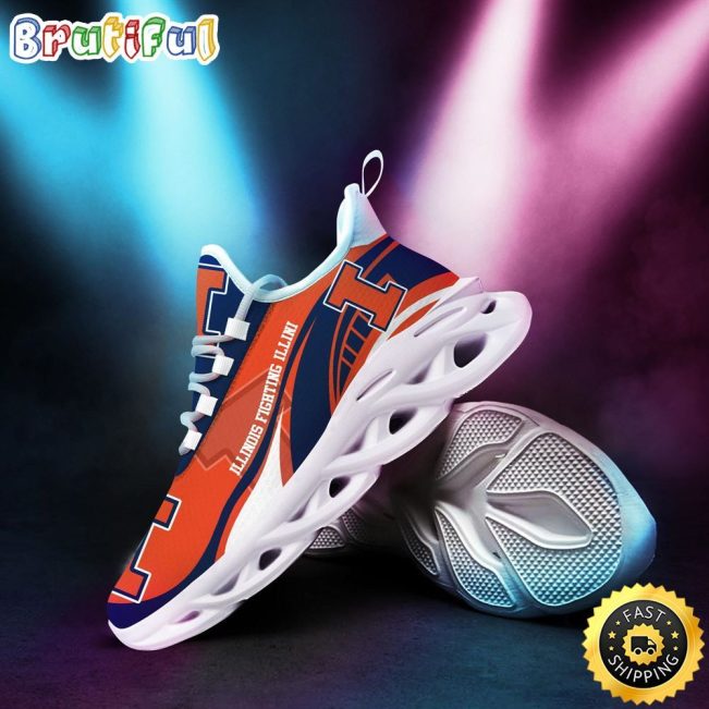 Illinois Fighting Illini Sneakers Max Soul Shoes Elevate Your Every Step
