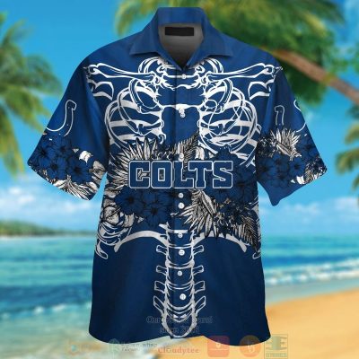 Indianapolis Colts Hibiscus Blue Hawaii Shirt, Shorts - Hot Sale 2025