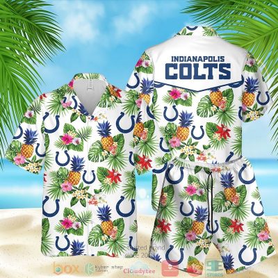 Indianapolis Colts Nfl Pineapple Hawaiian Shirt, Shorts - Hot Sale 2025