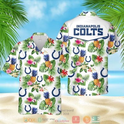 Indianapolis Colts Nfl Pineapple Hawaiian Shirt, Shorts - Hot Sale 2025