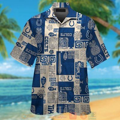 Indianapolis Colts Fish Bone Hawaii Shirt, Shorts - Hot Sale 2025