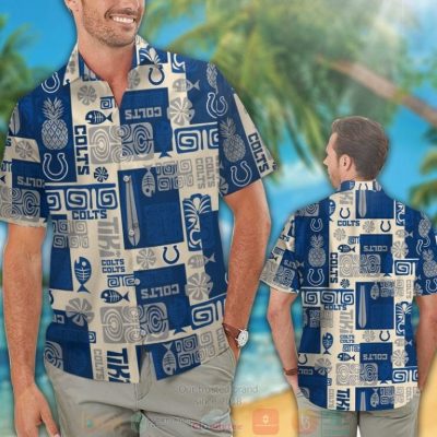 Indianapolis Colts Fish Bone Hawaii Shirt, Shorts - Hot Sale 2025