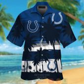 Indianapolis Colts Palm Tree Blue Hawaiian Shirt And Shorts.jpg - demo10