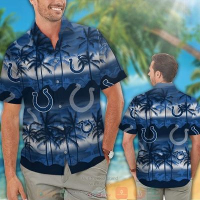Indianapolis Colts Palm Tree Hawaii Shirt, Shorts - Hot Sale 2025