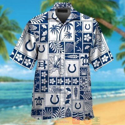 Indianapolis Colts Tropical Plants White Hawaii Shirt, Shorts - Hot Sale 2025