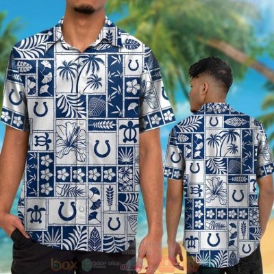 Indianapolis Colts Tropical Plants White Hawaii Shirt, Shorts - Hot Sale 2025