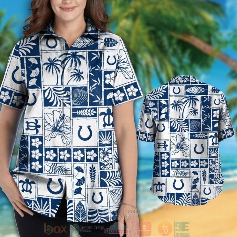Indianapolis Colts Tropical Plants White Hawaii Shirt, Shorts - Hot Sale 2025