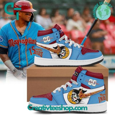 Indios de Mayaguez LBPRC Personalized Air Jordan 1 Sneaker - soulcals.com