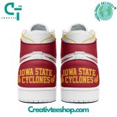 Iowa State Cyclones Basketball Go Cyclones Air Jordan 1 Sneaker - demo10