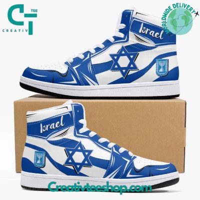 Israel Flag Air Jordan 1 Sneaker - soulcals.com