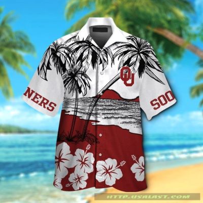 Oklahoma Sooners Hibiscus Hawaiian Shirt Beach Short - Hot Sale 2025