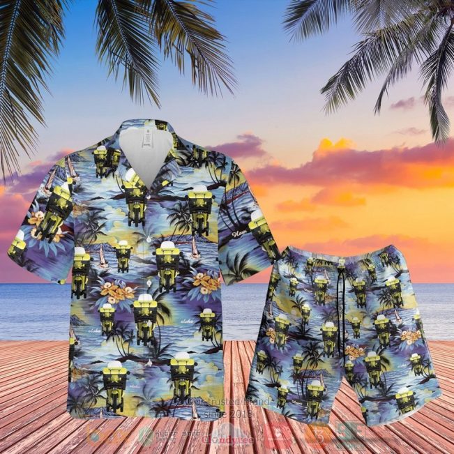 Italy Poste Italiane Scooter Hawaiian Shirt, Shorts - Hot Sale 2025