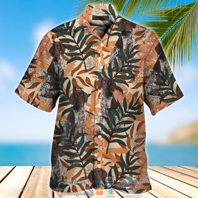German Shorthaired Pointer Tropical Hawaiian Shirt And Shorts - Hot Sale 2025