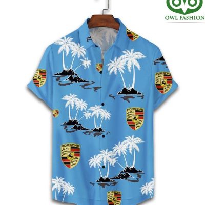 PORSCHE blue islands FLIP FLOPS AND COMBO HAWAII SHIRT SHORTS