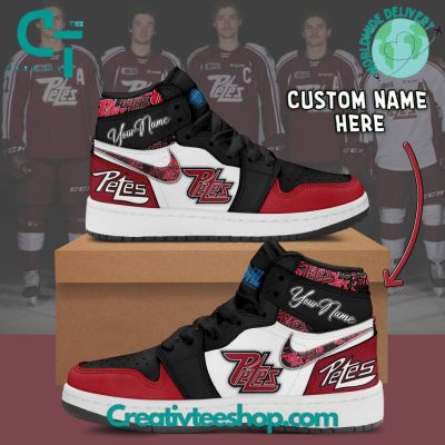 OHL Peterborough Petes Air Jordan 1 Sneakers - soulcals.com