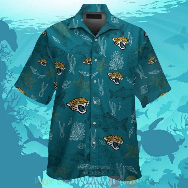 Jacksonville Jaguars Fish Hawaiian Shirt And Shorts - Hot Sale 2025