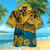 Jacksonville Jaguars Hibiscus Gold Hawaiian Shirt And Shorts.jpg - demo10