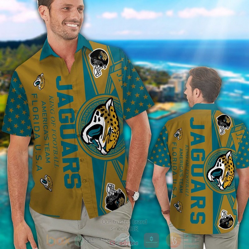 Jacksonville Jaguars King Of Football America?S Team Florida Usa Hawaiian Shirt And Shorts - Hot Sale 2025