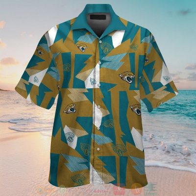 Jacksonville Jaguars Gold Teal Hawaiian Shirt And Shorts - Hot Sale 2025