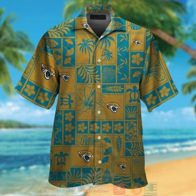 Jacksonville Jaguars Tropical Plants Gold Hawaii Shirt, Shorts - Hot Sale 2025