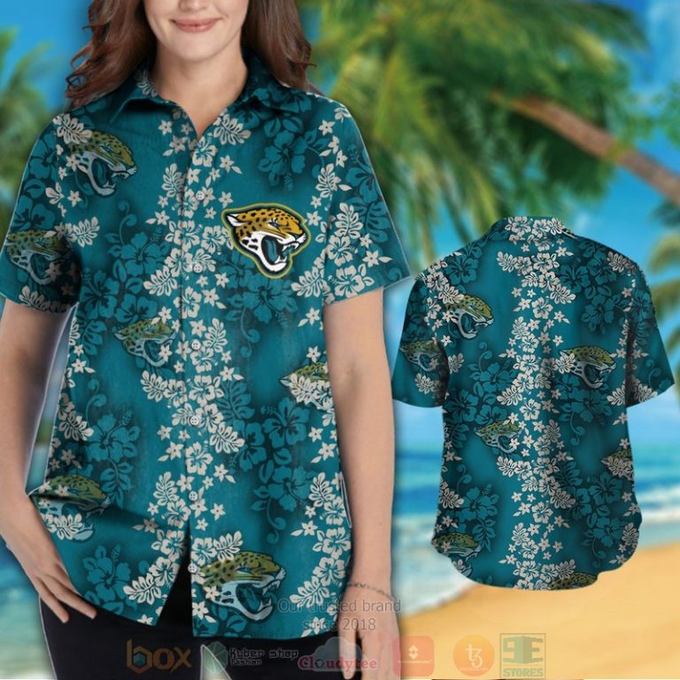 Jacksonville Jaguars Tropical Plants Teal Hawaii Shirt, Shorts - Hot Sale 2025
