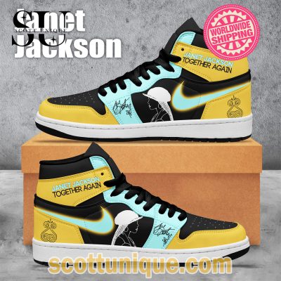 Janet Jackson Together Again Air Jordan 1 High Top Sneaker -Soulcals.com