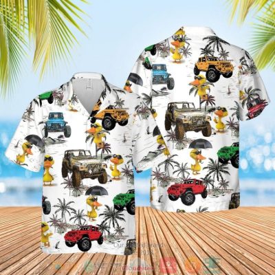 Jeep Duck Hawaiian Shirt, Shorts - Hot Sale 2025