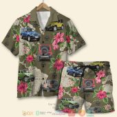 Jeep Tropical Flower Seamless Pattern Hawaiian Shirt Shorts.jpg - demo10