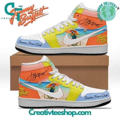 Jimmy Buffett Forever 5 O'Clock Air Jordan 1 Sneaker - soulcals.com
