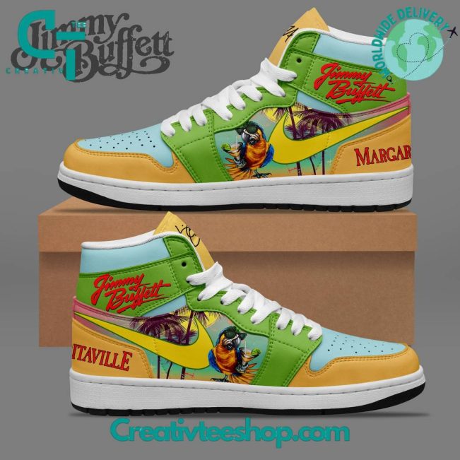 Jimmy Buffett MargaritaVille Air Jordan 1 Sneaker - soulcals.com