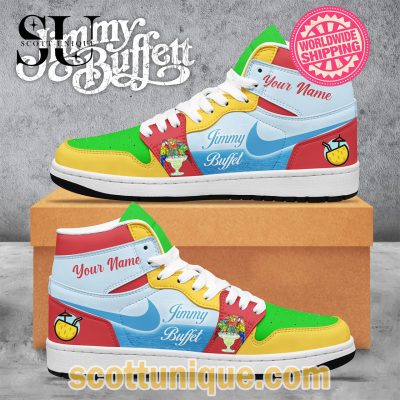 Jimmy Buffett Margaritaville Beach Air Jordan 1 High Top Sneaker -Soulcals.com