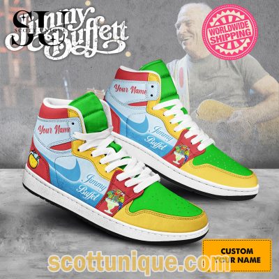 Jimmy Buffett Margaritaville Beach Air Jordan 1 High Top Sneaker -Soulcals.com