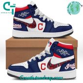 MLB Cleveland Indians Personalized Air Jordan 1 Sneaker - soulcals.com