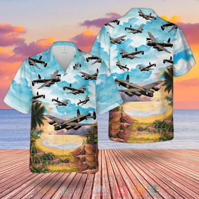 Raf Historical Lancaster Bomber Hawaiian Shirt, Shorts - Hot Sale 2025