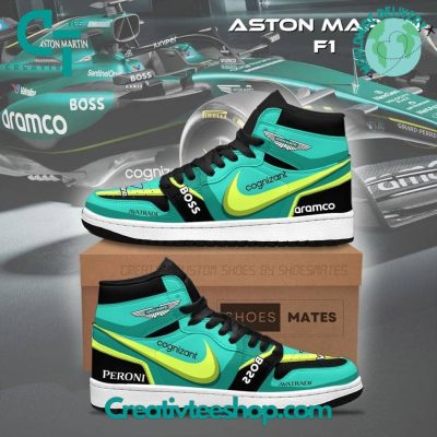 Aston Martin F1 Air Jordan 1 Sneaker - soulcals.com
