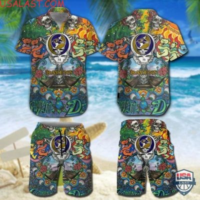 Nfl Baltimore Ravens Grateful Dead Bears Hawaiian Shirt And Shorts - Hot Sale 2025