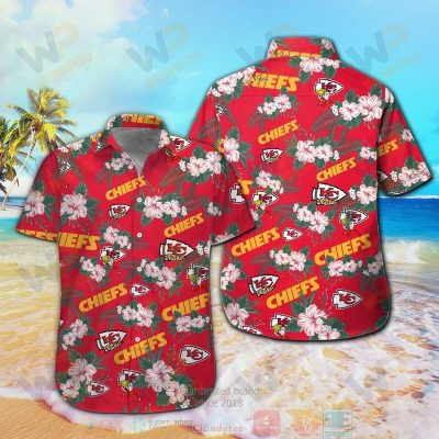 Kansas City Chiefs Hibiscus Hawaiian Shirt And Shorts - Hot Sale 2025