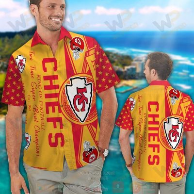 Kansas City Chiefs King Of Football Two Times Super Bowl Champions Hawaiian Shirt And Shorts - Hot Sale 2025