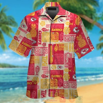 Kansas City Chiefs Fish Bone Hawaii Shirt, Shorts - Hot Sale 2025