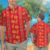 Kansas City Chiefs Logo Yellow Hibiscus Red Hawaiian Shirt And Shorts 1 768x768 1.jpg - demo10