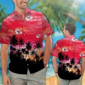 Kansas City Chiefs Palm Tree Red Black Hawaiian Shirt And Shorts 1 768x768 1.jpg - demo10