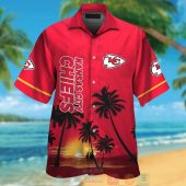 Kansas City Chiefs Palm Trees Dark Red Hawaii Shirt Shorts.jpg - demo10