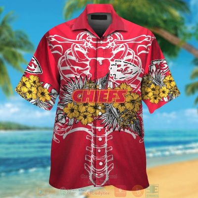 Kansas City Chiefs Yellow Hibiscus Red Hawaii Shirt, Shorts - Hot Sale 2025
