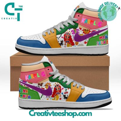 Karol G Mermaid Air Jordan 1 Sneaker - soulcals.com